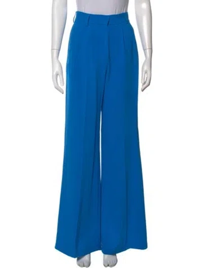 Pre-owned Amanda Uprichard Wide Leg Pants In Blue