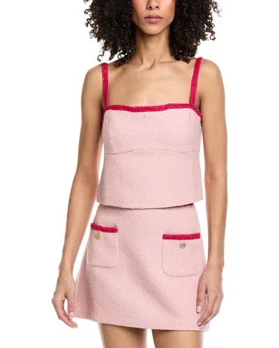 Amanda Uprichard Windsor Top In Pink