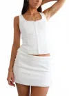 Amanda Uprichard Women's Antonia Top In White In White