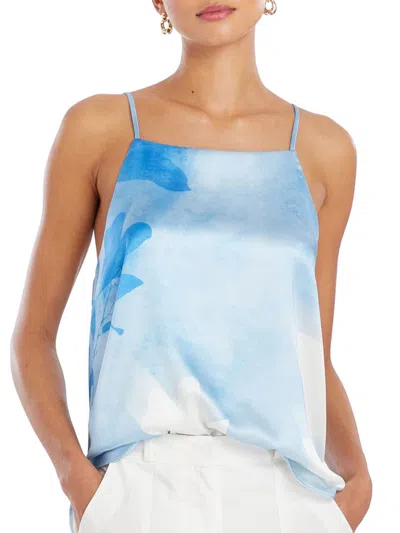 Amanda Uprichard Women's Astrid Floral-print Satin Cami Top In Multi