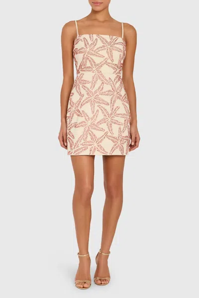 Amanda Uprichard Women's Avani Sequin Starfish Mini Dress In Tan In Brown