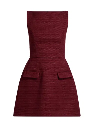 Amanda Uprichard Banco Mini Dress In Russet In Multi