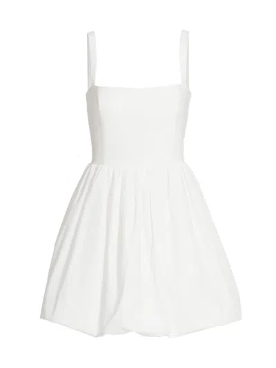 Amanda Uprichard Women's Christine Bubble-hem Minidress In White