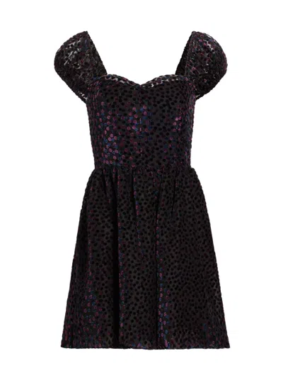 Amanda Uprichard Women's Clydette Guipure Minidress In Gray