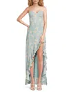 Amanda Uprichard X Revolve Eden Gown In Blue Floral