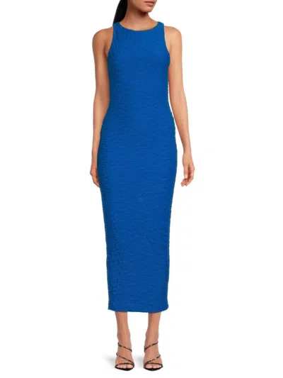 Amanda Uprichard Elle Dress In Cobalt Blue