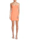 Amanda Uprichard Women's Ivy Off-the-shoulder Sheath Minidress In Guava