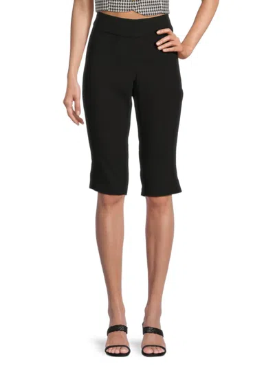 Amanda Uprichard Women's Kasey Bermuda Shorts In Black