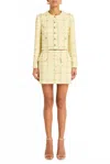 Amanda Uprichard Women's Maven Jacket In Yellow In Neutral
