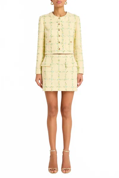 Amanda Uprichard Women's Maven Jacket In Yellow In Neutral