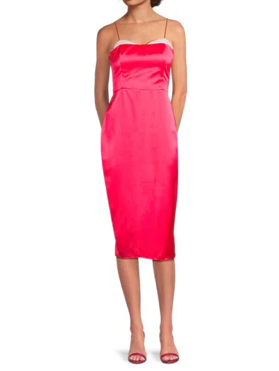 Amanda Uprichard Women's Meline Silk Strapless Midi-dress