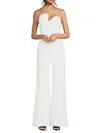 Amanda Uprichard Women's Off-the-shoulder Wide Leg Jumpsuit In Ivory
