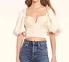 Amanda Uprichard Women's Santucci Top In Biscotti In Multi