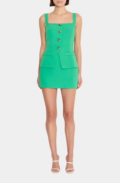 Amanda Uprichard Women's Travis Skort Romper In Mantis In Green