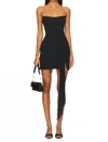 Amanda Uprichard Treasure Dress In Black In Black