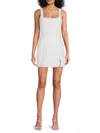 Amanda Uprichard Women's Valetta A-line Minidress In Ivory