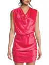 Amanda Uprichard Women's Winslow Silk Minidress In Begonia