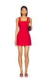 Amanda Uprichard X Revolve Ace Dress In 绯红