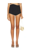 Amanda Uprichard X Revolve Adrienne Shorts In Black