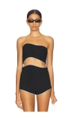 Amanda Uprichard X Revolve Adrienne Top In Black