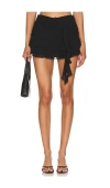 Amanda Uprichard X Revolve Aliyah Skort In Black