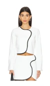 Amanda Uprichard X Revolve Andie Jacket In Ivory
