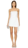 Amanda Uprichard X Revolve Anja Mini Dress In 白色