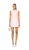 Amanda Uprichard Maven Sleeveless Skort Romper In Pink