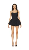 Amanda Uprichard X Revolve Bettina Skort Romper In Black