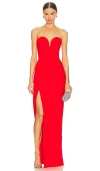 Amanda Uprichard X Revolve Cherri Gown In Red