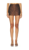 Amanda Uprichard X Revolve Cooper Skort In Brown