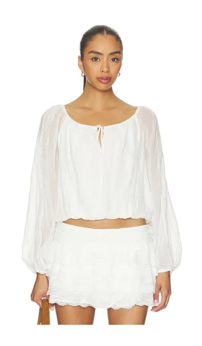 Amanda Uprichard X Revolve Dallas Top In White