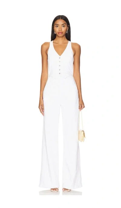 Amanda Uprichard X Revolve Ethan Jumpsuit In 白色
