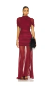 Amanda Uprichard X Revolve Evianna Mesh Gown