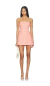 Amanda Uprichard X Revolve Fae Romper In Pink