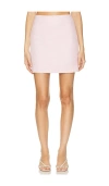 Amanda Uprichard X Revolve Hope Skirt In Blush Tweed