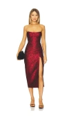 Amanda Uprichard X Revolve Ivy Dress In Red