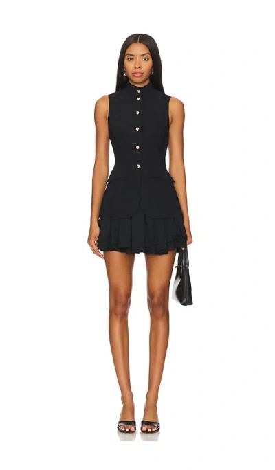 Amanda Uprichard X Revolve Justine Dress In Black