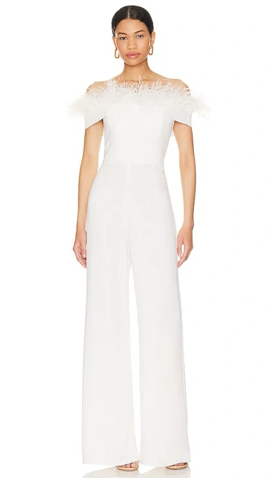 Amanda Uprichard X Revolve Keeley Jumpsuit In Ivory