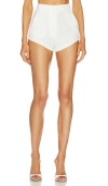 Amanda Uprichard X Revolve Kelso Shorts In Ivory