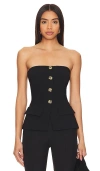 AMANDA UPRICHARD X REVOLVE KOURT STRAPLESS TOP