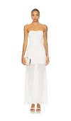 Amanda Uprichard X Revolve Linda Dress In White