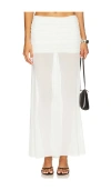 Amanda Uprichard X Revolve Leo Skirt In White