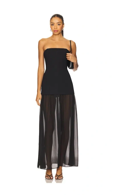 Amanda Uprichard X Revolve Linda Dress In Black