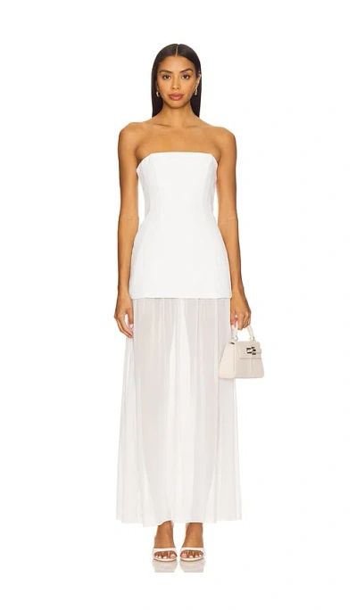 Amanda Uprichard X Revolve Linda Dress In White