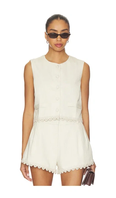 Amanda Uprichard X Revolve Lucky Top In White