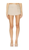 Amanda Uprichard X Revolve Mila Skort In Natural