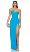 Amanda Uprichard X Revolve Puzzle Gown In 冠蓝色