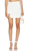 Amanda Uprichard X Revolve Puzzle Mini Skirt In Ivory