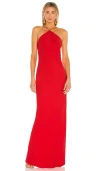 Amanda Uprichard X Revolve Riesling Gown In Lipstick